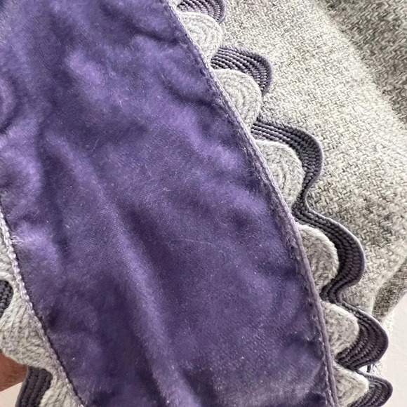 Baby Bonnet with Lavender RicRac - Picture 2 of 10